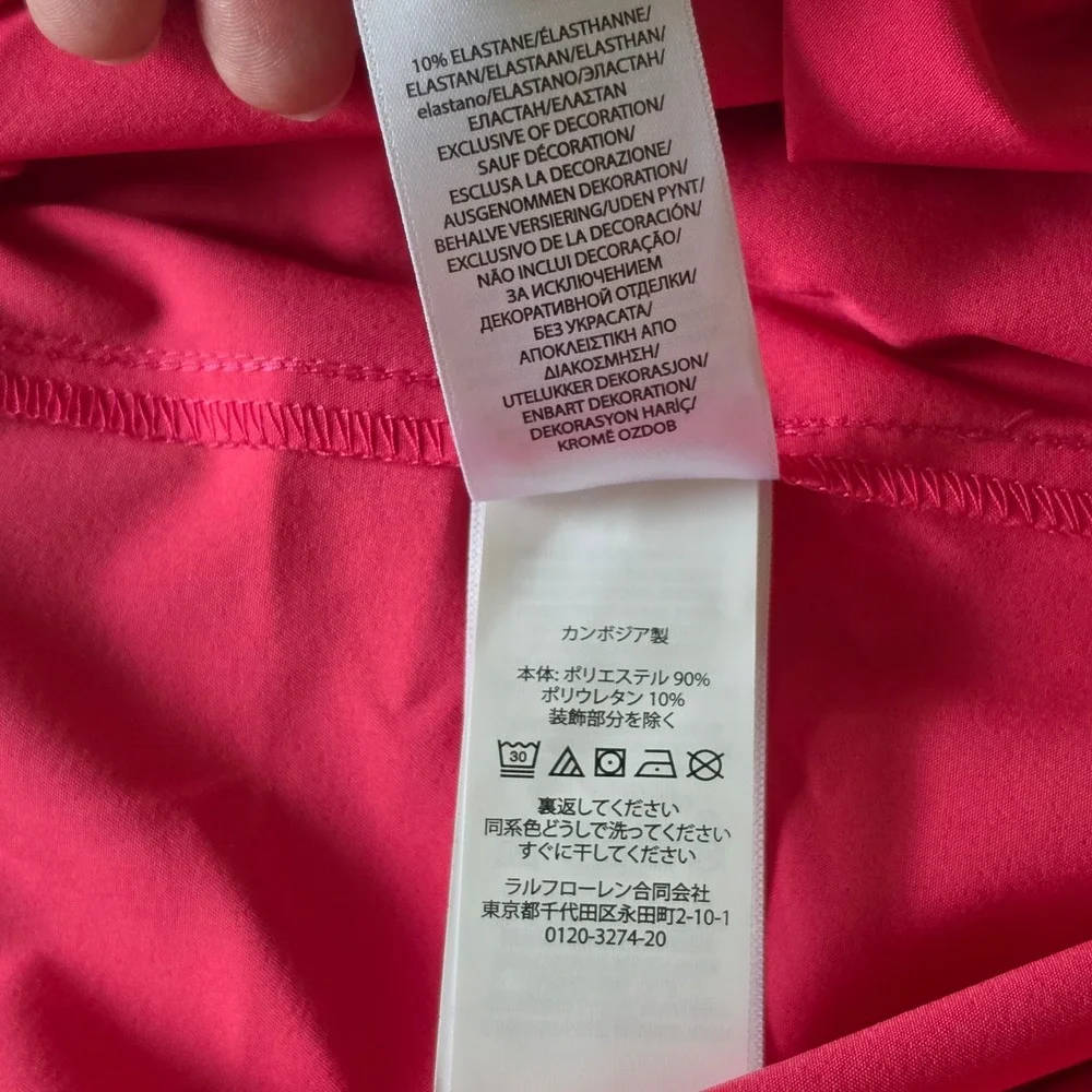 Polo Ralph Lauren Mens Performance Golf Shorts Pink Stretch Big & Tall‎ 48B